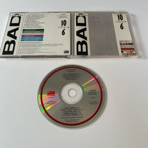 Bad Company ‎ 10 From 6 Used CD VG+\VG+