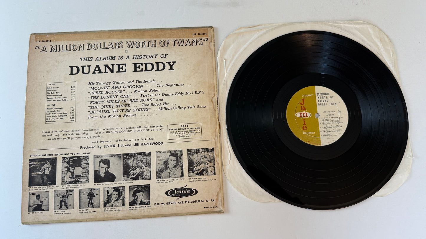 Duane Eddy And The Rebels $1,000,000.00 Worth Of Twang Used Vinyl LP VG\G+
