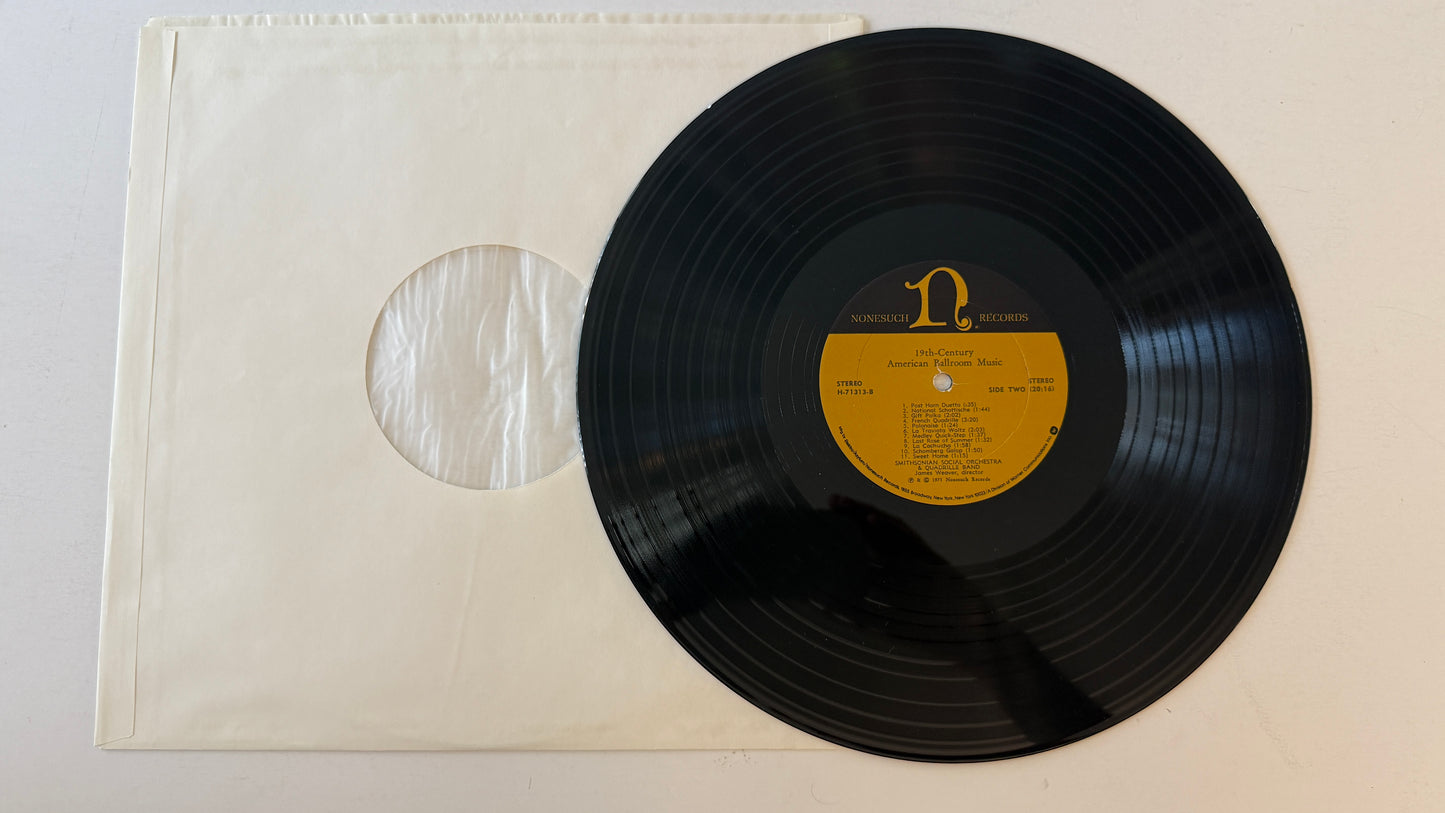 Smithsonian Social Orchestra & Quadrille Band 19th Century American Ballroom Music: Waltzes, Marches, Polkas & Other Dances Used Vinyl LP VG+\VG