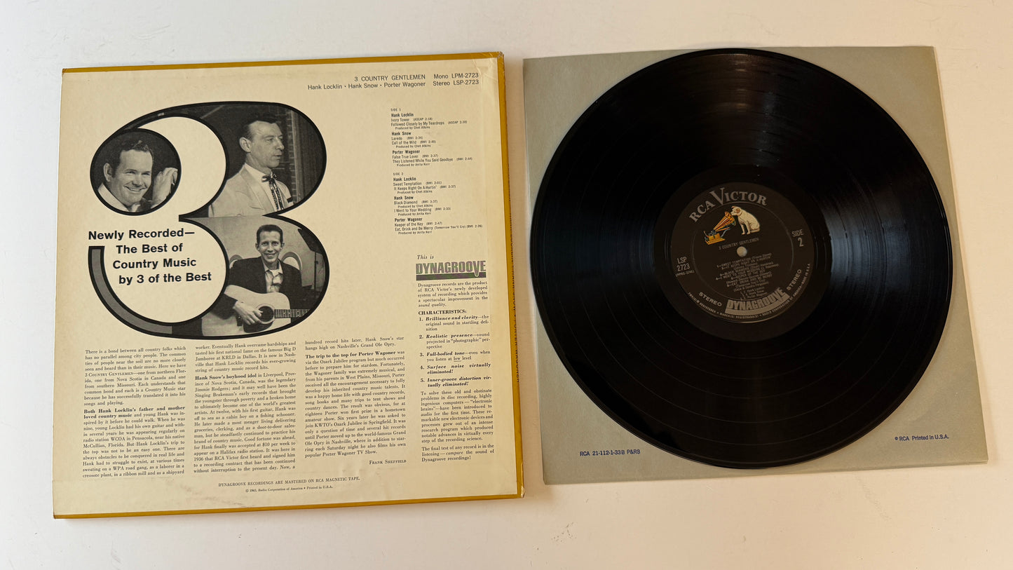 Hank Locklin 3 Country Gentlemen Used Vinyl LP VG+\VG+
