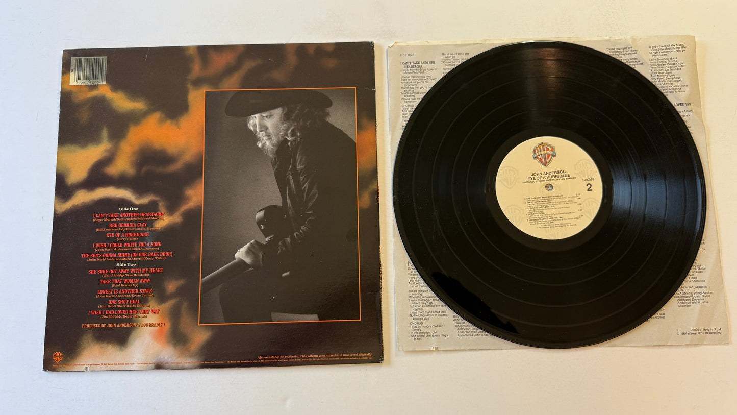 John Anderson Eye Of A Hurricane Used Vinyl LP VG+\VG