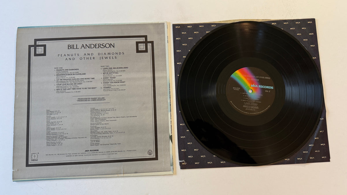 Bill Anderson Peanuts And Diamonds And Other Jewels Used Vinyl LP VG+\VG+