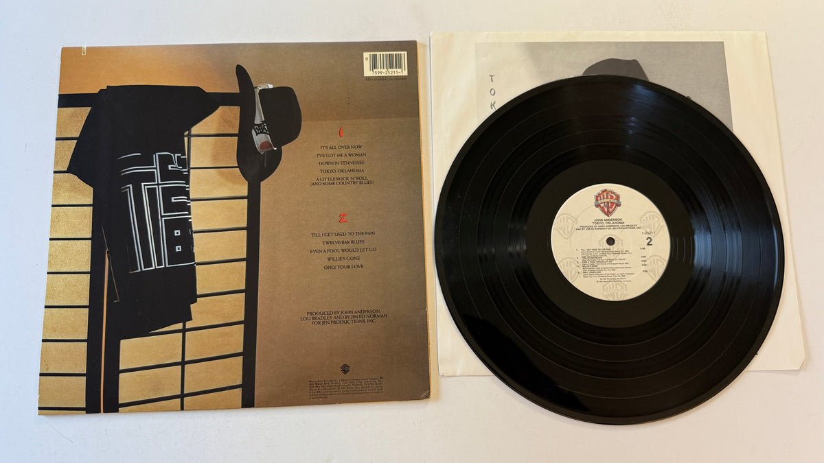 John Anderson Tokyo, Oklahoma Used Vinyl LP VG+\VG+