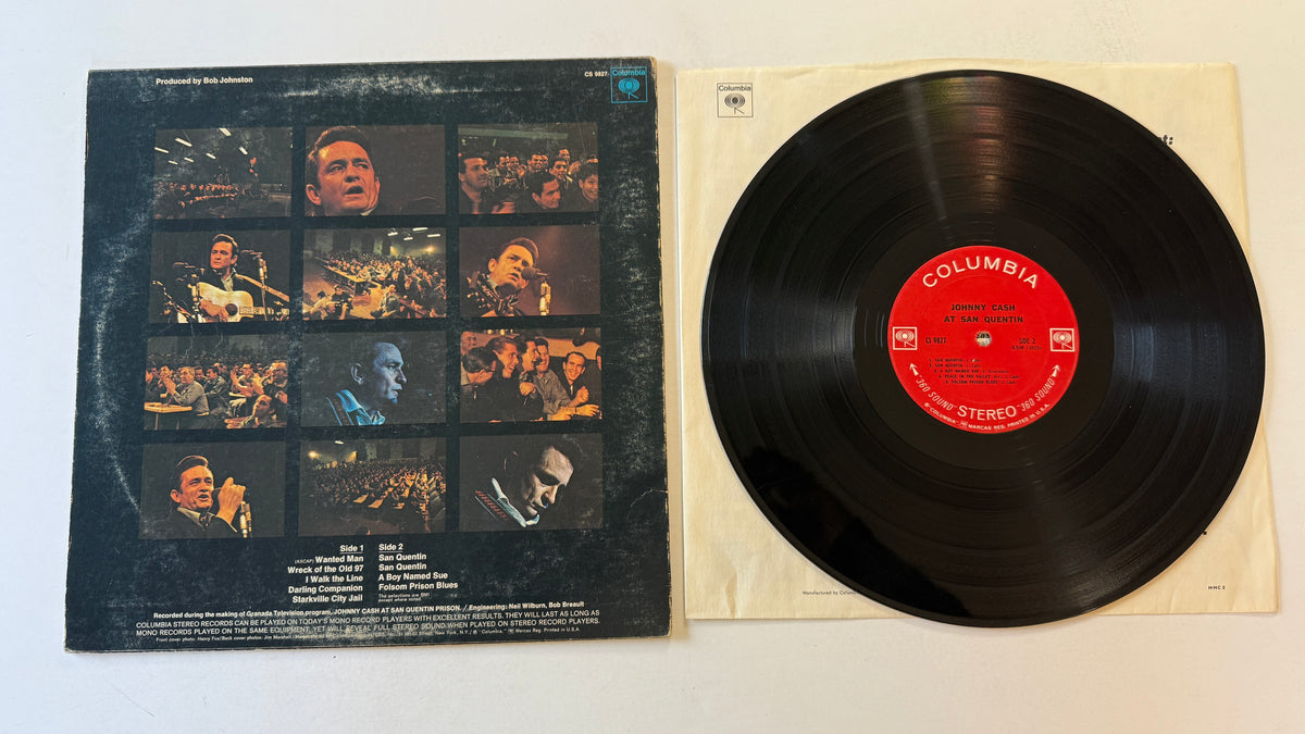 Johnny Cash Johnny Cash At San Quentin Used Vinyl LP VG+\VG