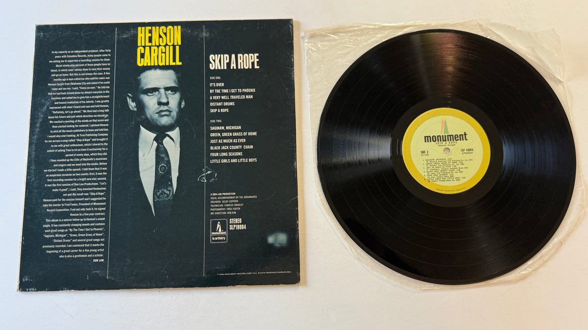 Henson Cargill Skip A Rope Used Vinyl LP VG+\VG