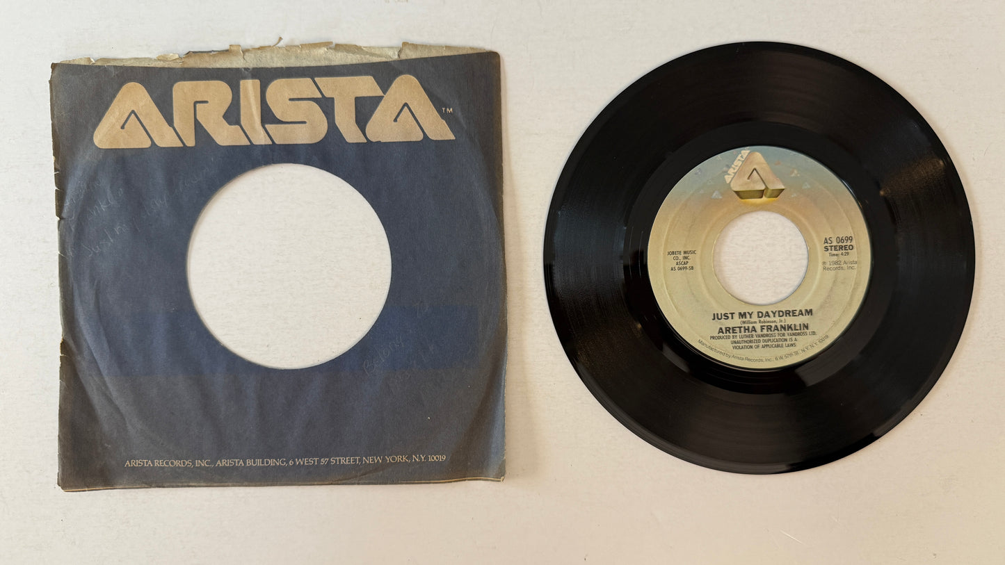 Aretha Franklin Jump To It Used 45 RPM 7" Vinyl VG+\G+