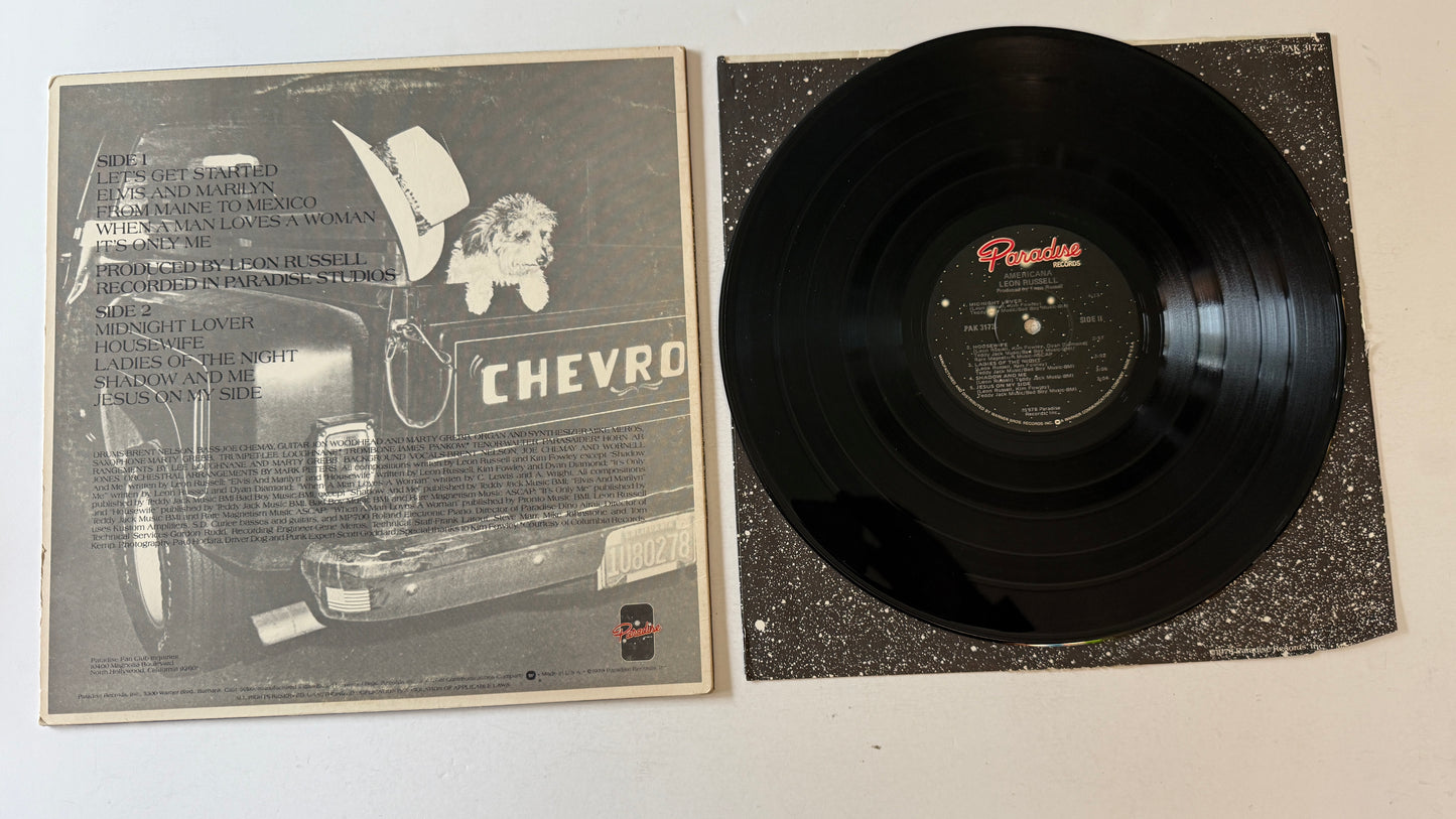 Leon Russell Americana Used Vinyl LP VG+\VG