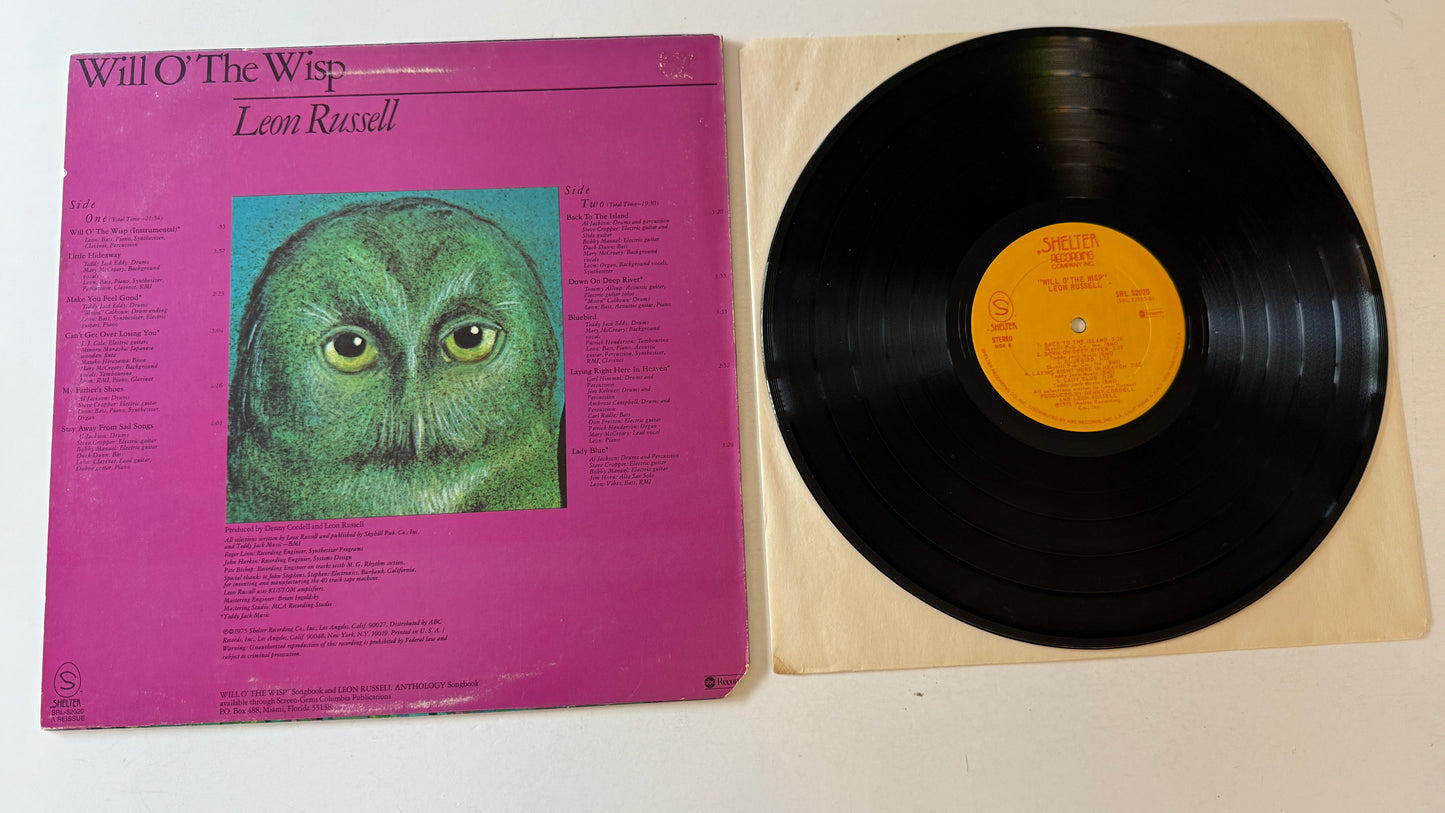 Leon Russell Will O' The Wisp Used Vinyl LP VG+\G+