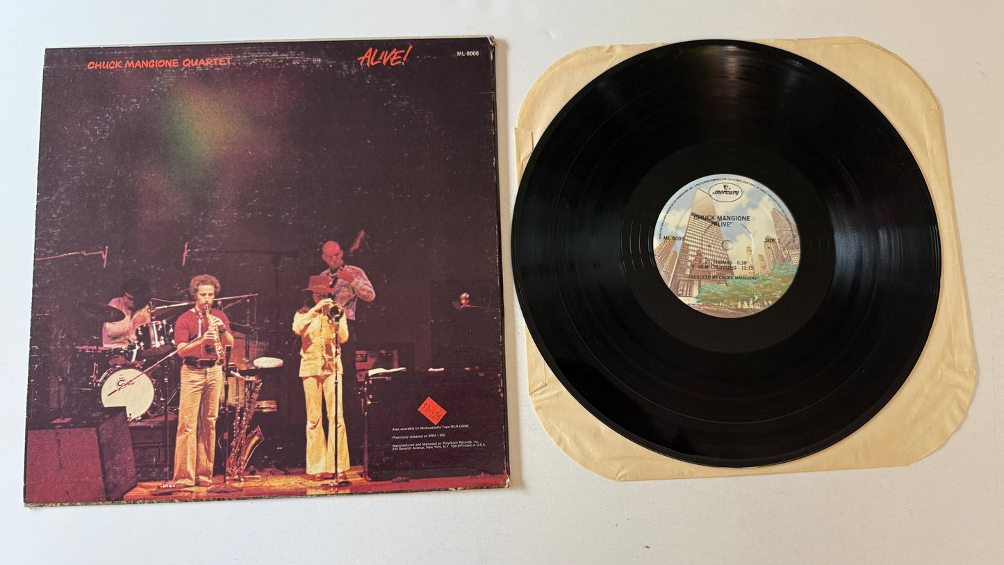 Chuck Mangione Quartet Alive! Used Vinyl LP VG+\VG