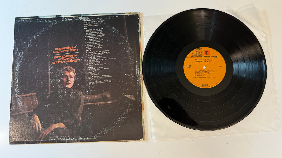 Gordon Lightfoot Sit Down Young Stranger Used Vinyl LP VG\VG