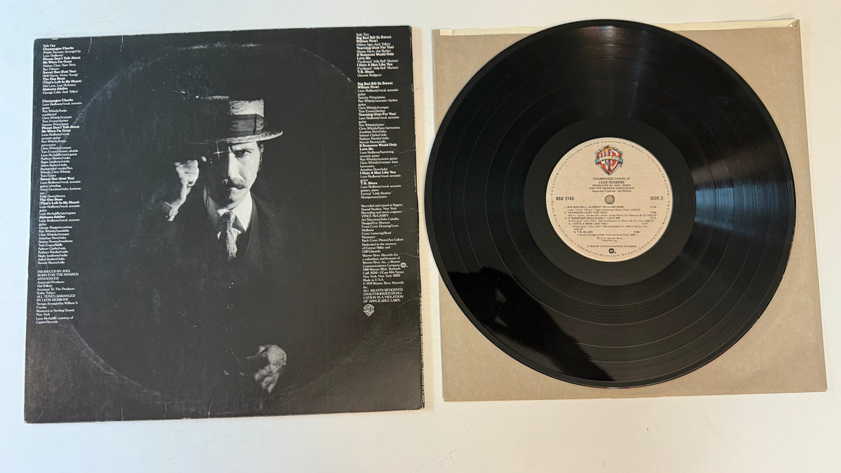 Leon Redbone Champagne Charlie Used Vinyl LP VG+\VG