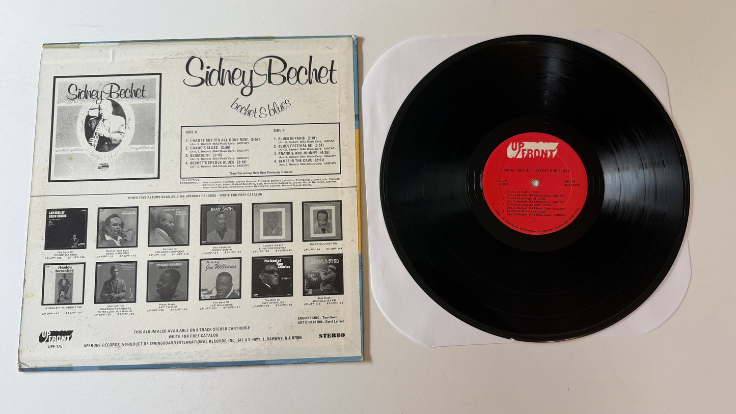 Sidney Bechet Bechet And Blues Used Vinyl LP VG+\G+