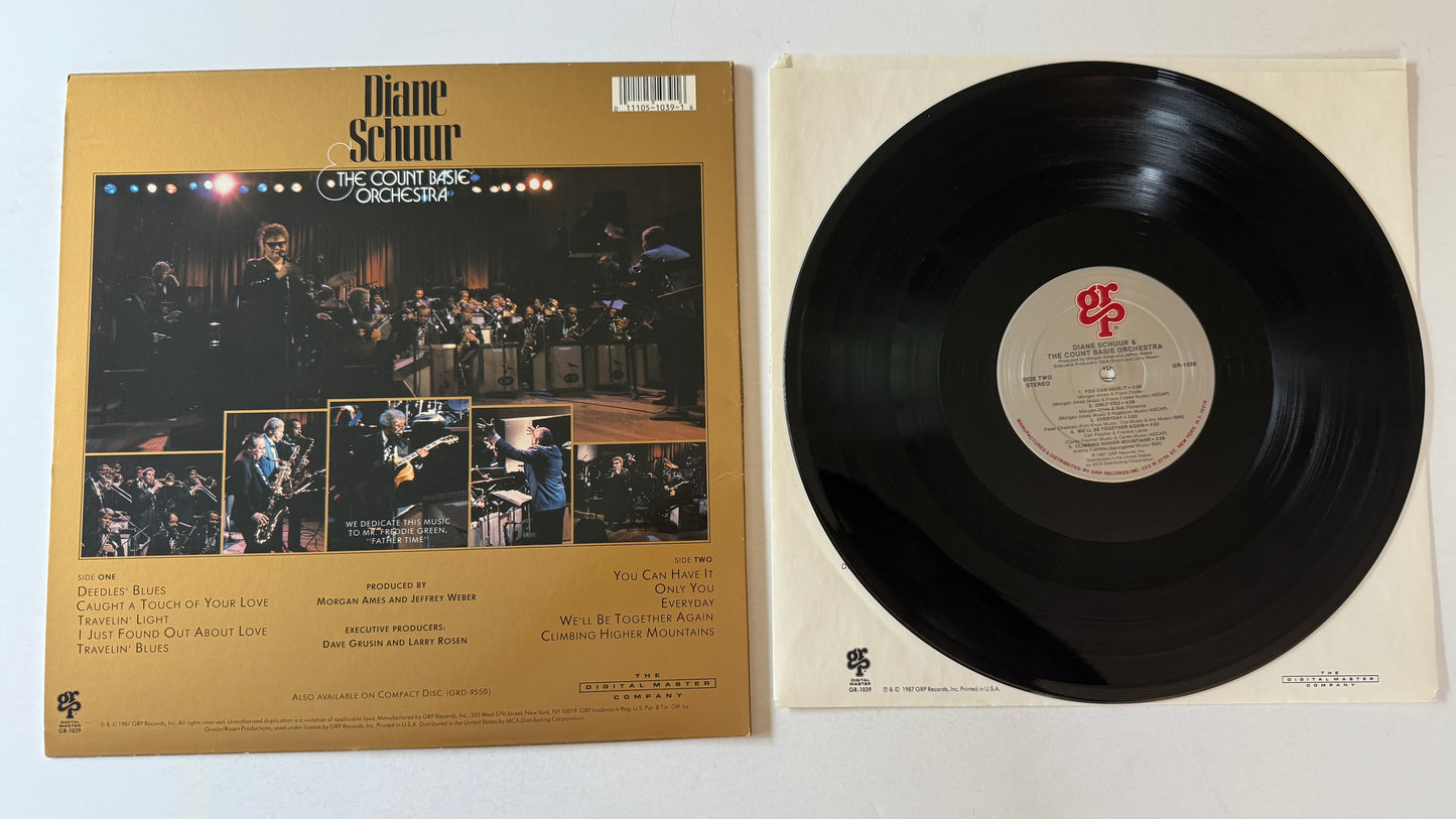 Diane Schuur Diane Schuur And The Count Basie Orchestra Used Vinyl LP VG+\VG+