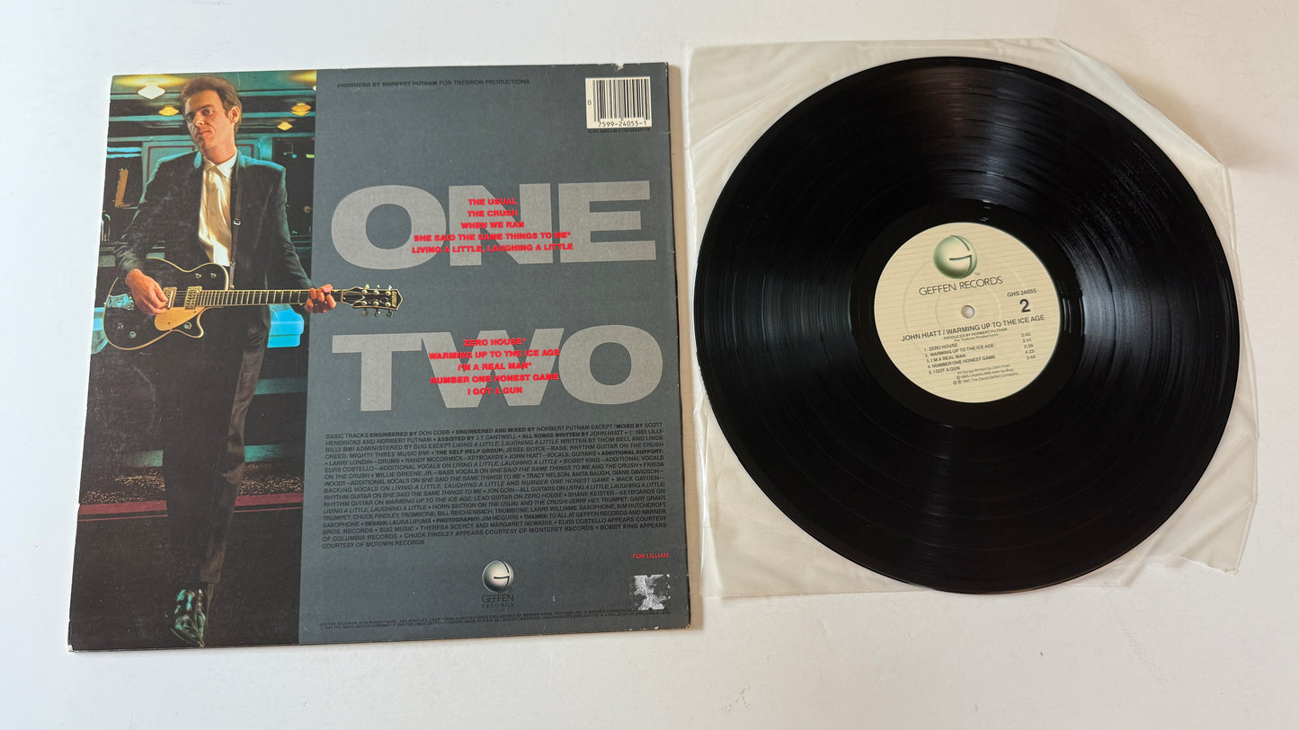 John Hiatt Warming Up To The Ice Age Used Vinyl LP VG+\VG