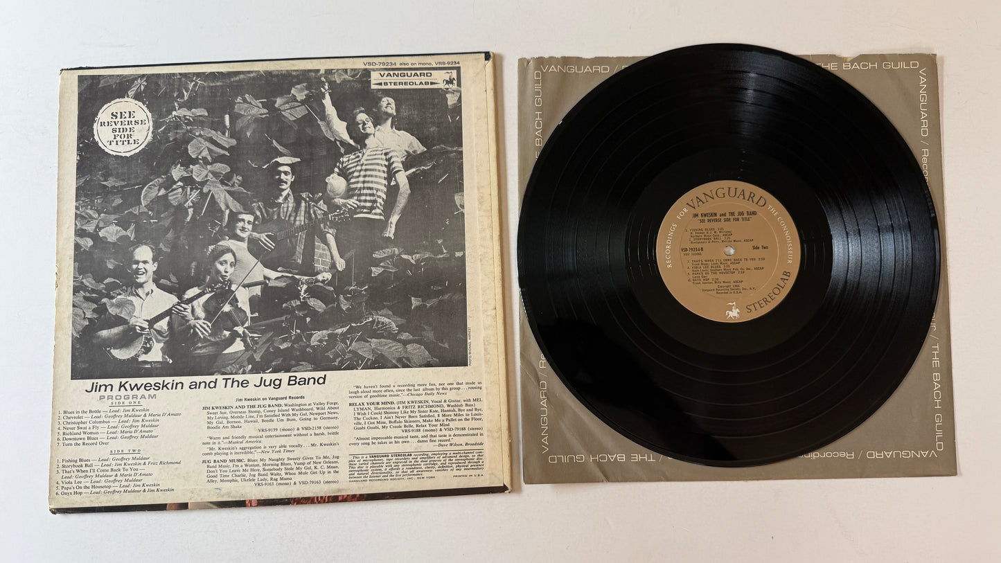 Jim Kweskin & The Jug Band See Reverse Side For Title Used Vinyl LP VG+\VG