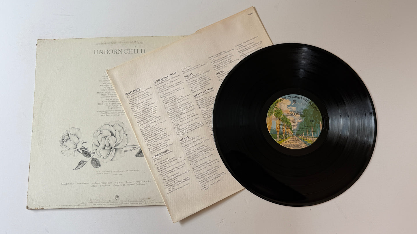 Seals & Crofts Unborn Child Used Vinyl LP VG+\VG