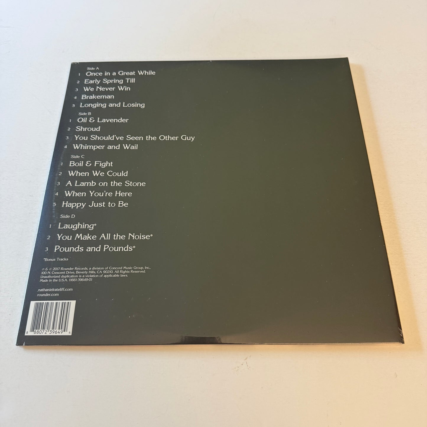 Nathaniel Rateliff In Memory Of Loss New Vinyl 2LP M\M