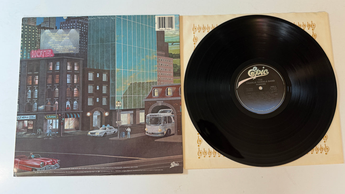 The Charlie Daniels Band Windows Used Vinyl LP VG+\VG+