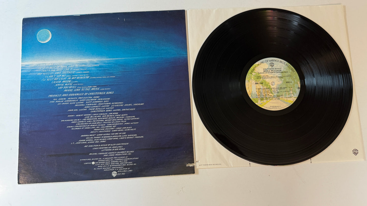 Maria Muldaur Southern Winds Used Vinyl LP VG+\VG
