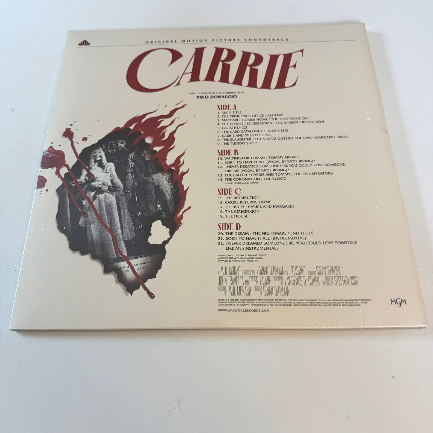 Pino Donaggio Carrie (Original Motion Picture Soundtrack) New Colored Vinyl 2LP M\M