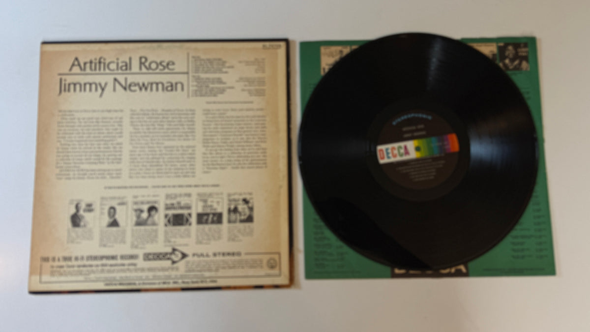 Jimmy C. Newman Artificial Rose Used Vinyl LP VG+\VG