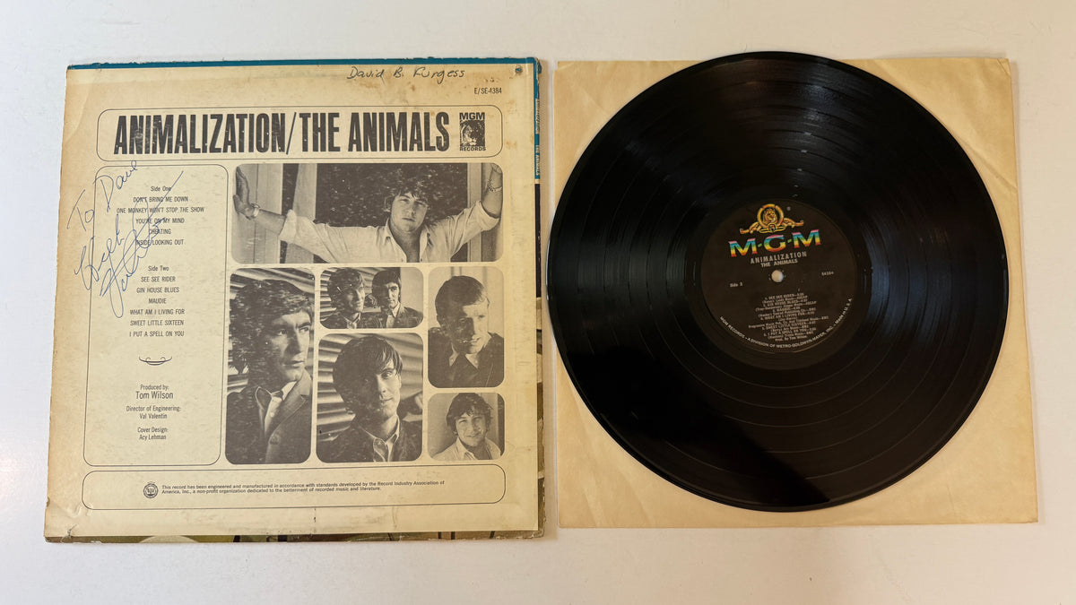 The Animals Animalization Used Vinyl LP VG\G+