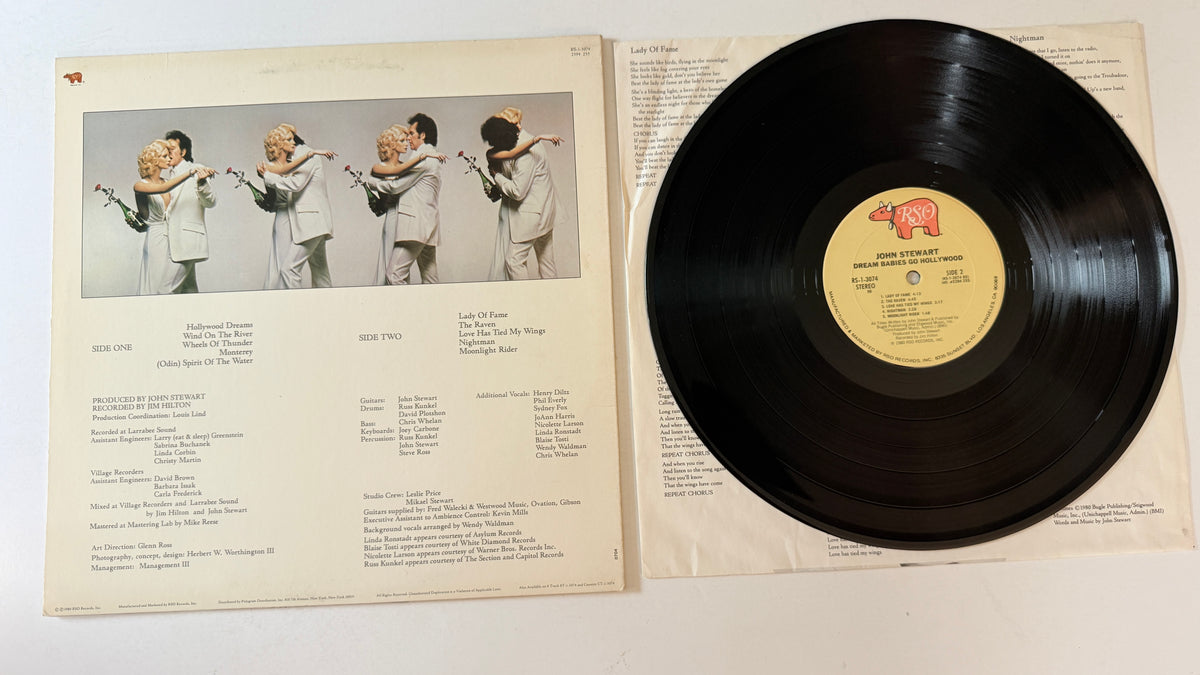 John Stewart Dream Babies Go Hollywood Used Vinyl LP VG+\VG