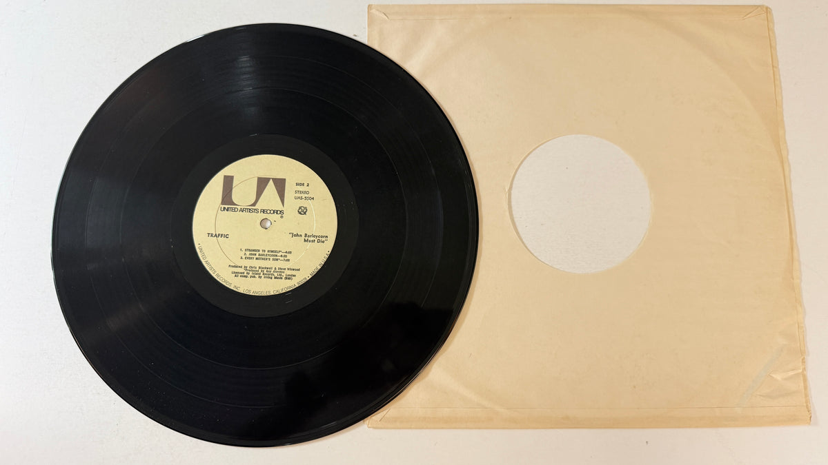 Traffic John Barleycorn Must Die Used Vinyl LP VG+\VG+