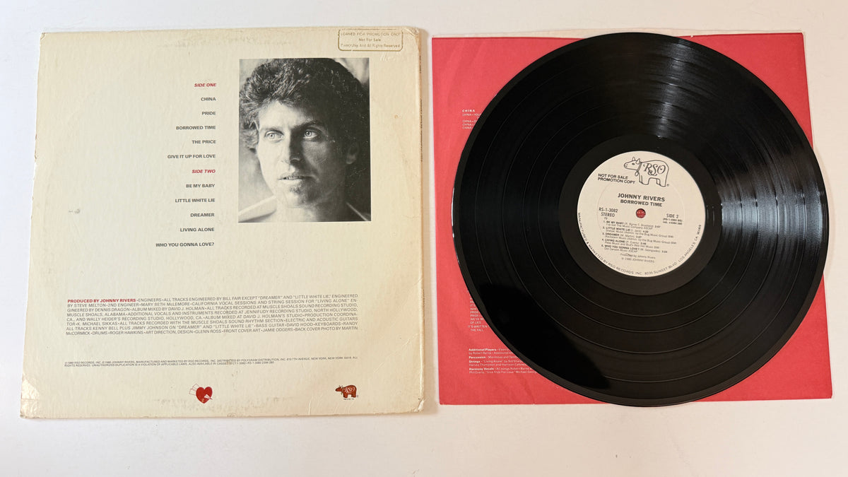 Johnny Rivers Borrowed Time Used Vinyl LP VG+\VG