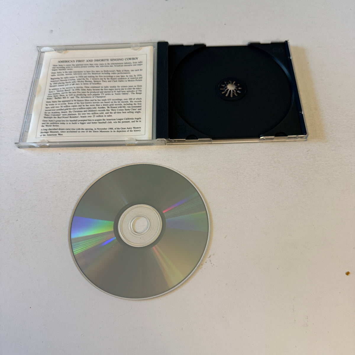 Gene Autry His Christmas Album Used CD VG+\VG+
