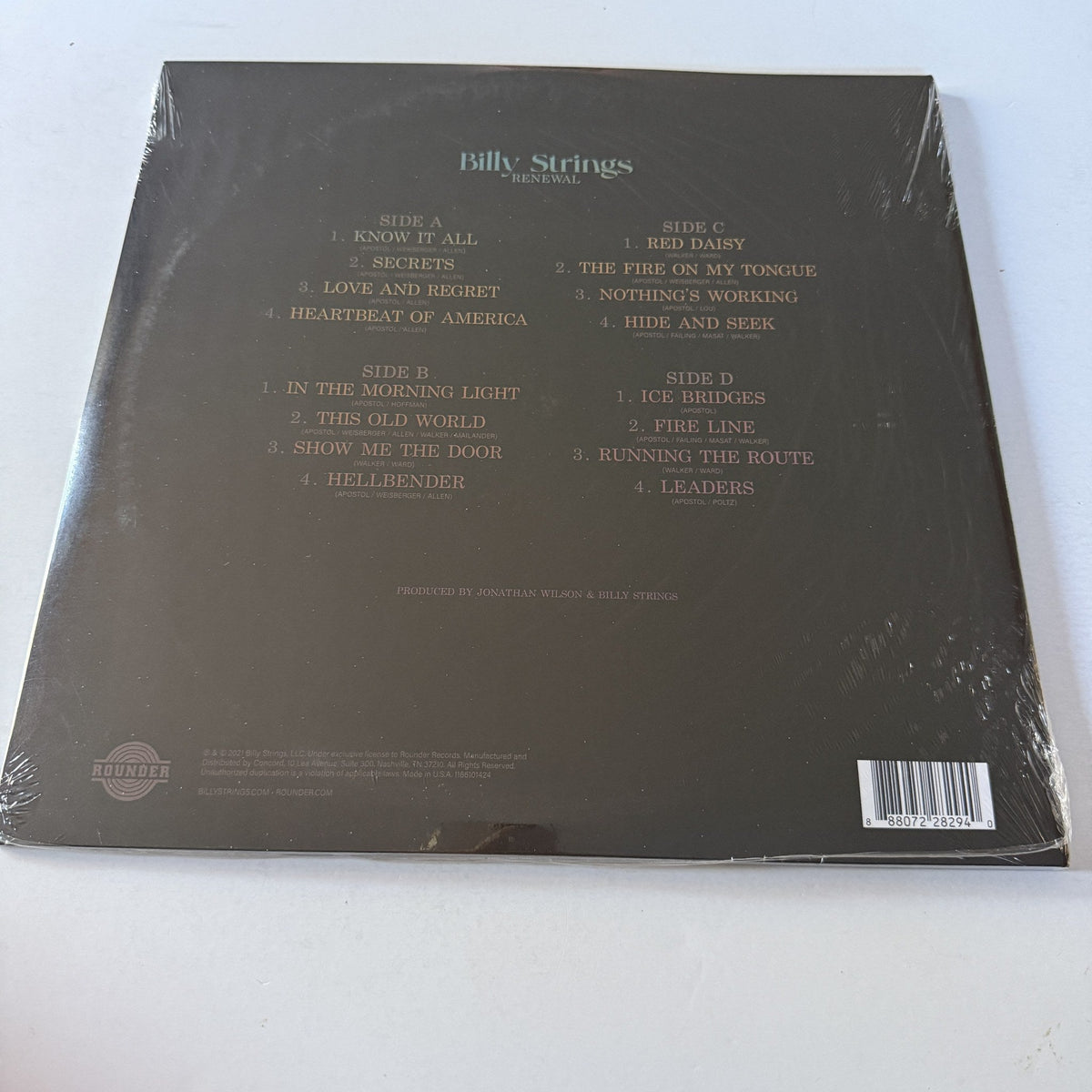 Billy Strings Renewal New Vinyl 2LP M\M