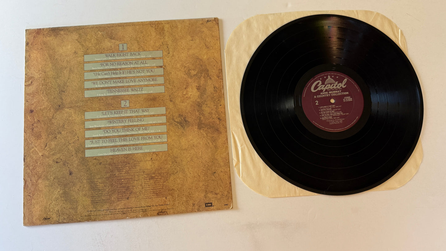 Anne Murray A Country Collection Used Vinyl LP VG+\VG