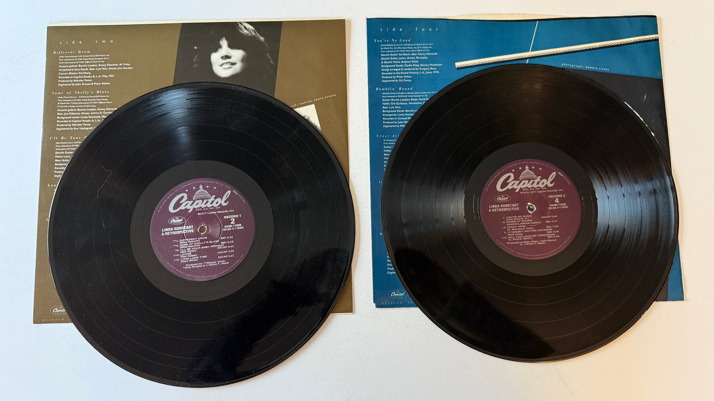 Linda Ronstadt A Retrospective Used Vinyl 2LP VG+\VG+