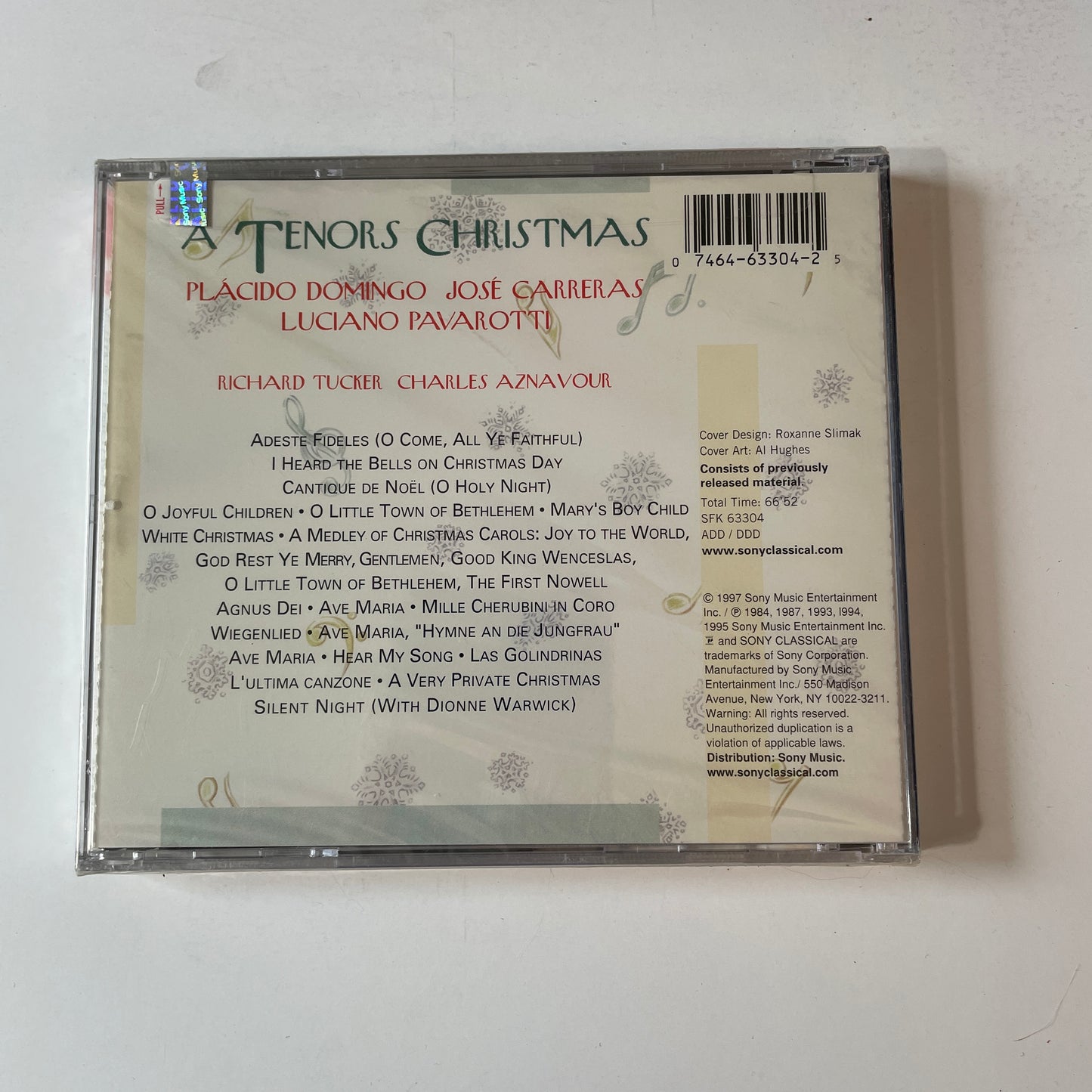 Placido Domingo A Tenors Christmas Used CD VG+\VG+