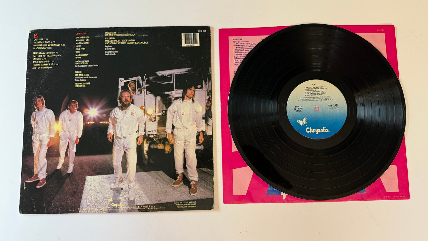 Jethro Tull A Used Vinyl LP VG\VG