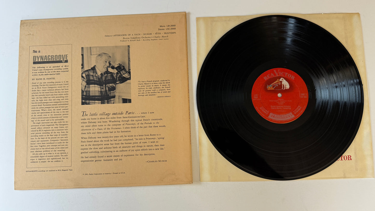Claude Debussy Afternoon Of A Faun / Nuages • Fêtes • Printemps Used Vinyl LP VG+\VG+