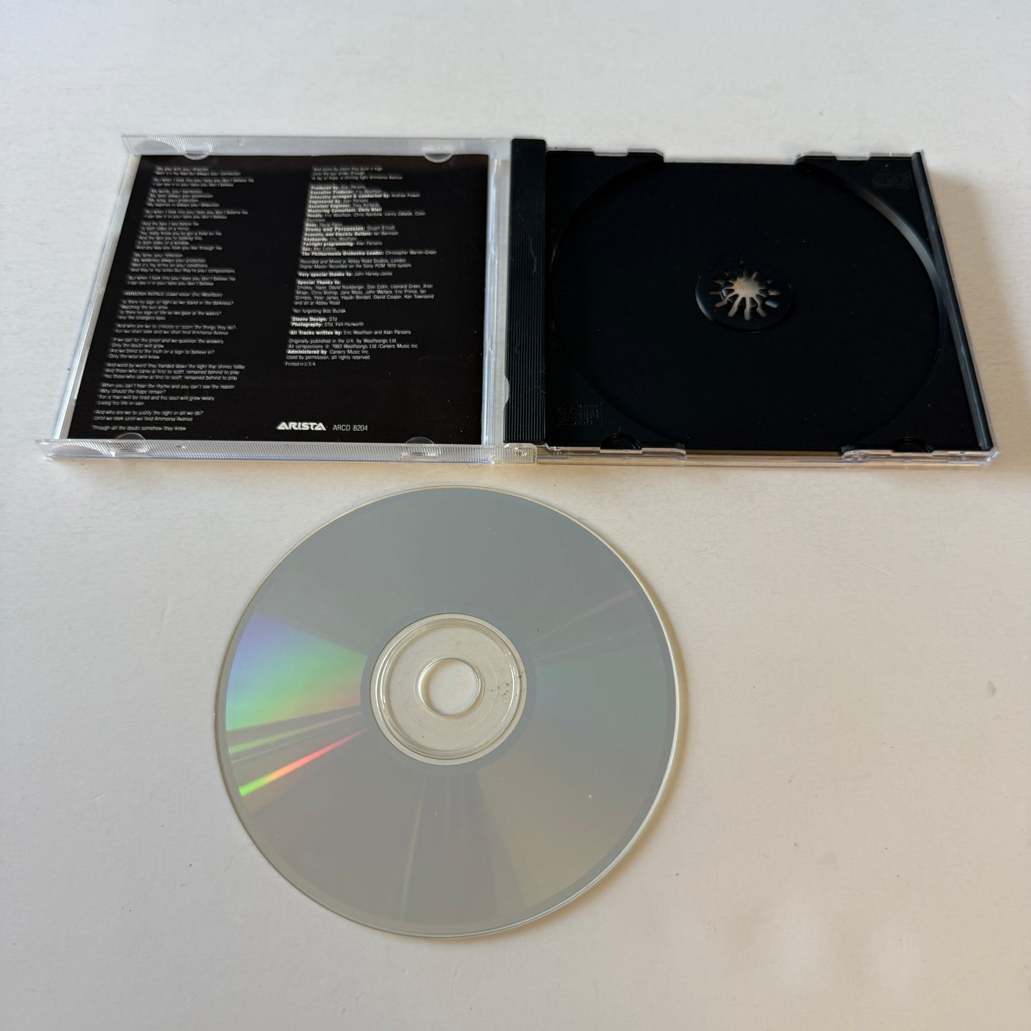 The Alan Parsons Project Ammonia Avenue Used CD VG+\VG+