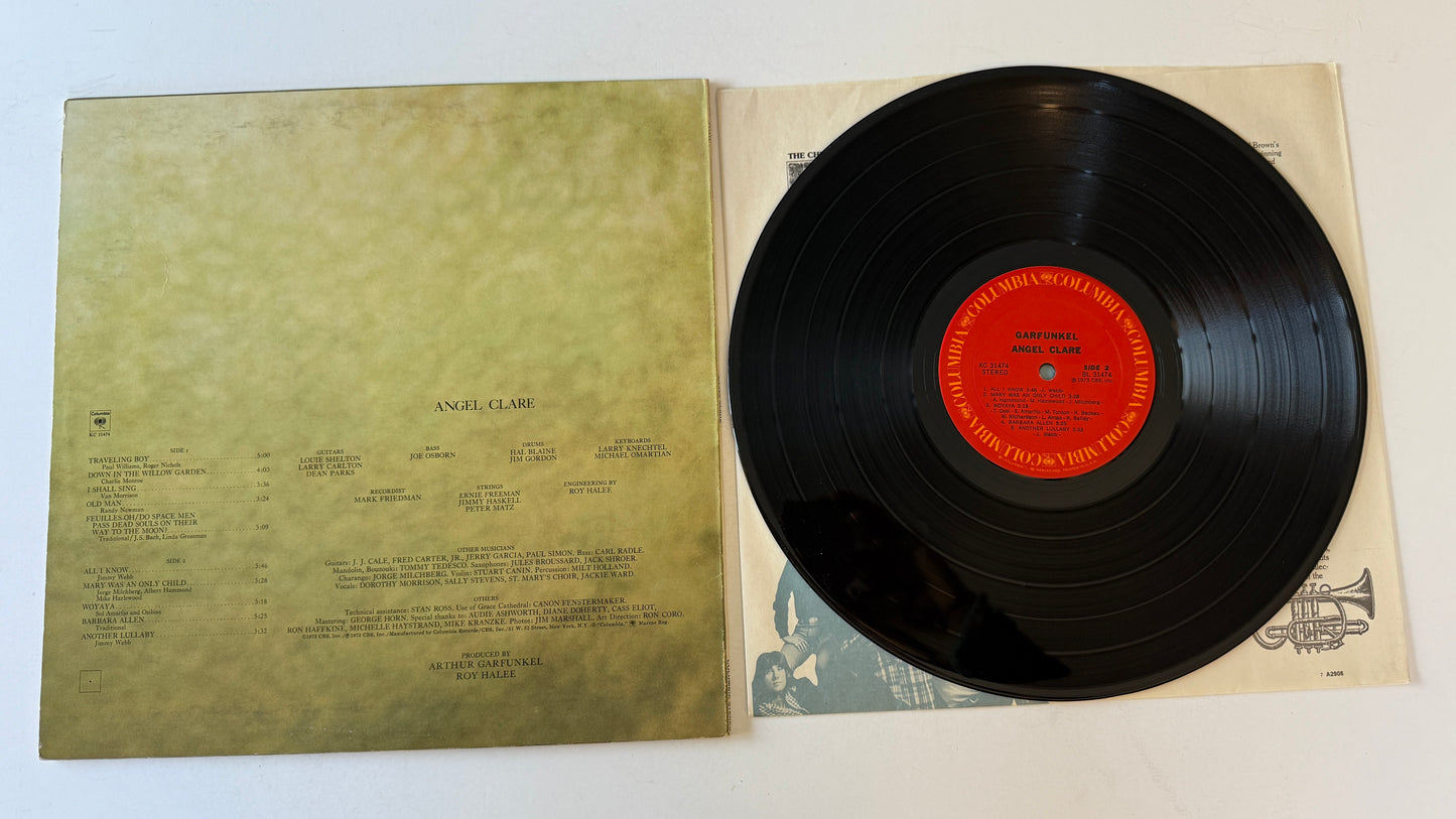 Art Garfunkel Angel Clare Used Vinyl LP VG+\VG