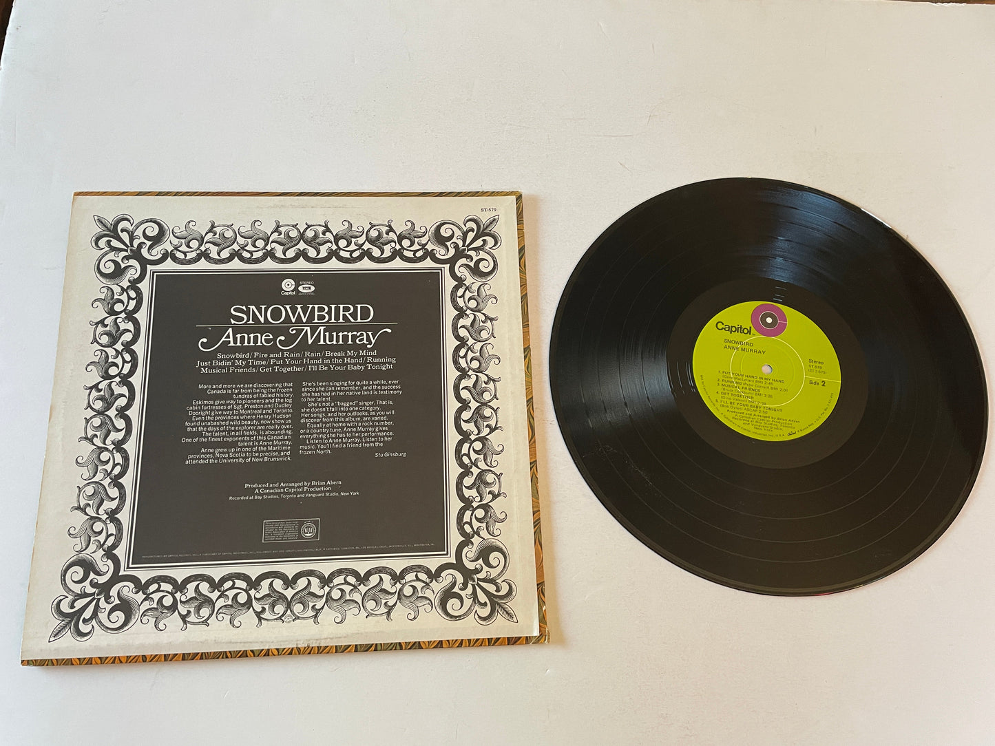 Anne Murray Snowbird Used Vinyl LP VG+\VG Black