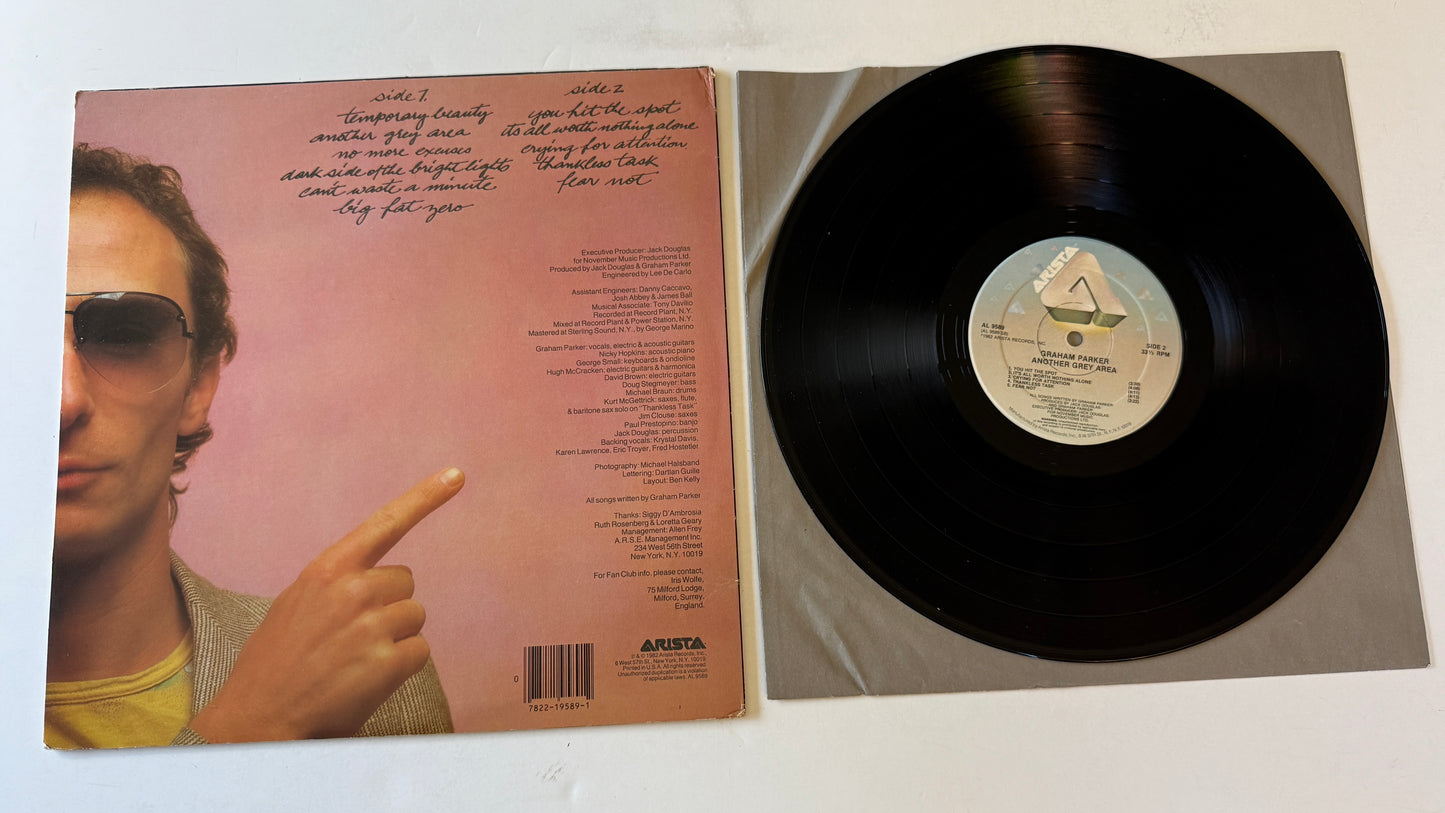 Graham Parker Another Grey Area Used Vinyl LP VG+\VG+