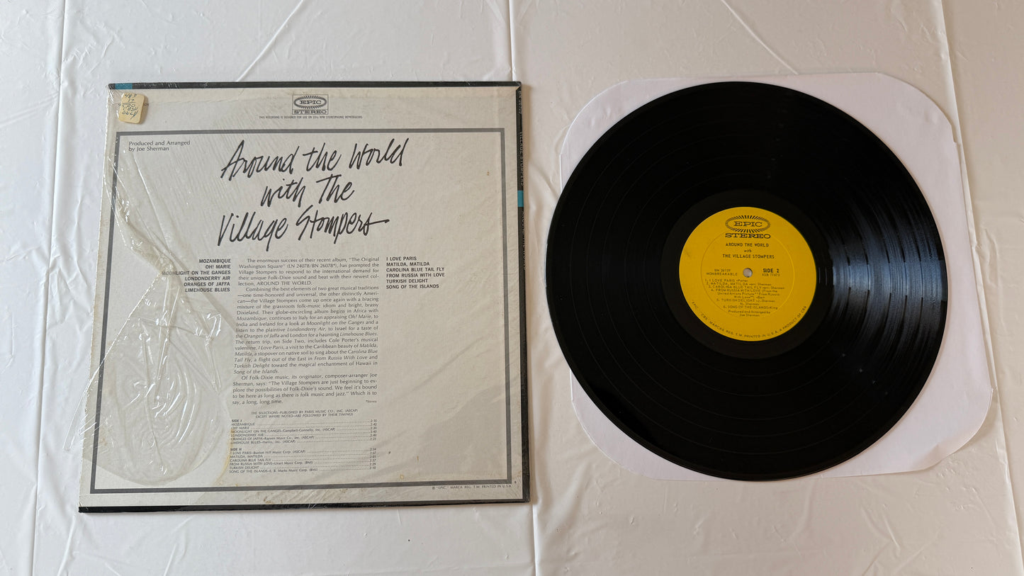 The Village Stompers Around The World With Used Vinyl LP VG+\VG+