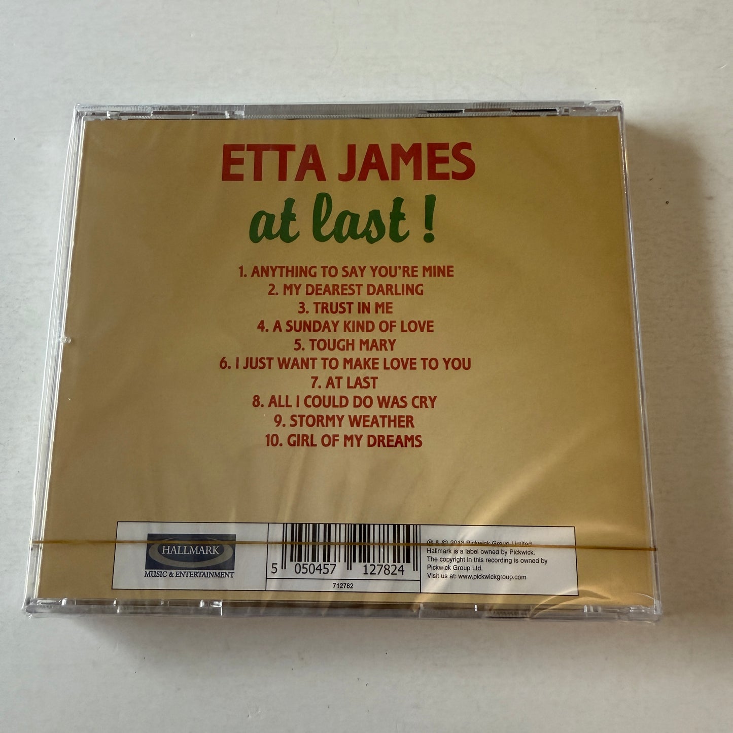 Etta James At Last! New Sealed CD M\M