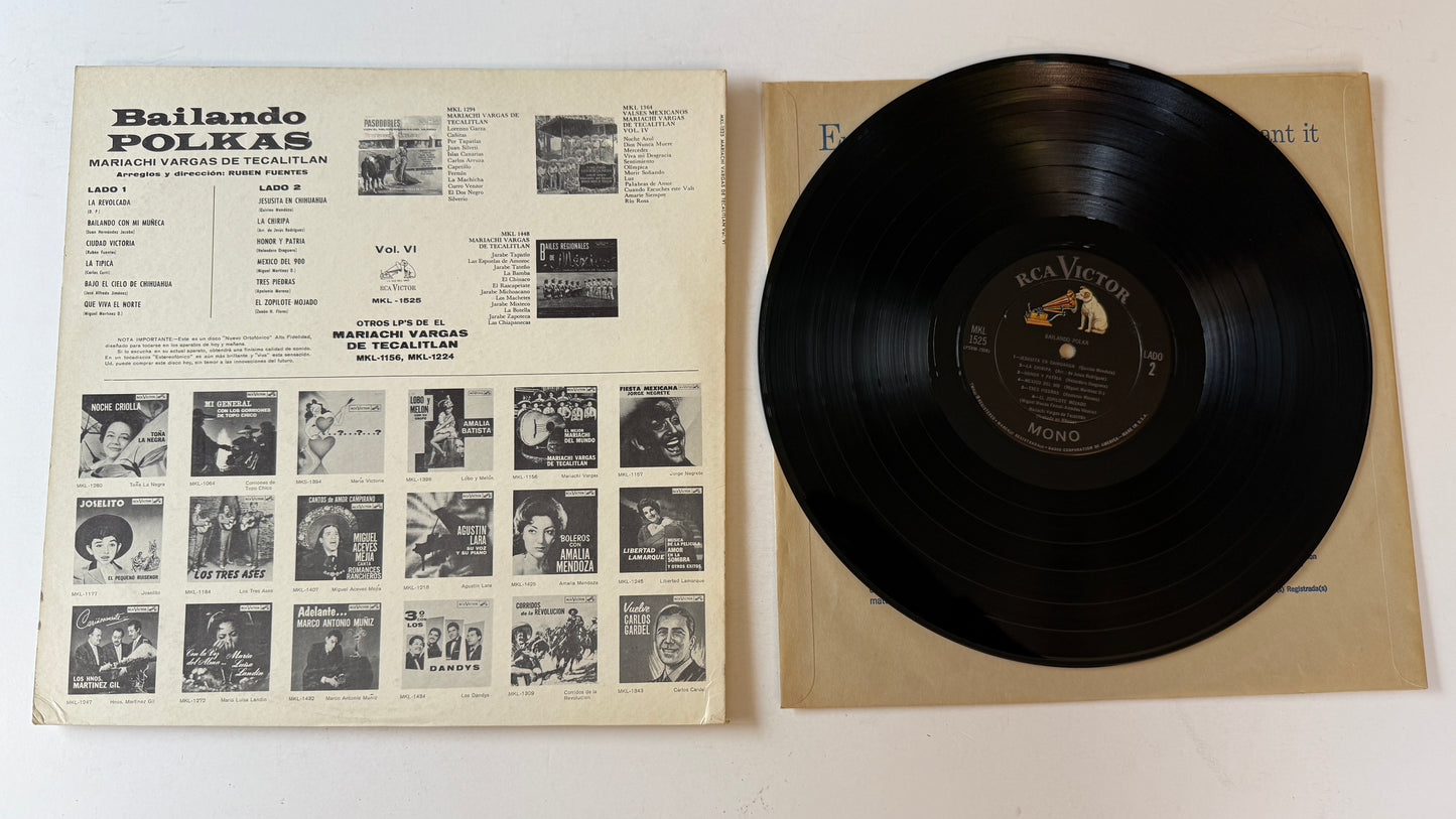 Mariachi Vargas de Tecalitlán Bailando Polkas Used Vinyl LP VG+\VG