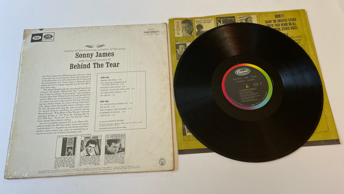 Sonny James Behind The Tear Used Vinyl LP VG+\VG+