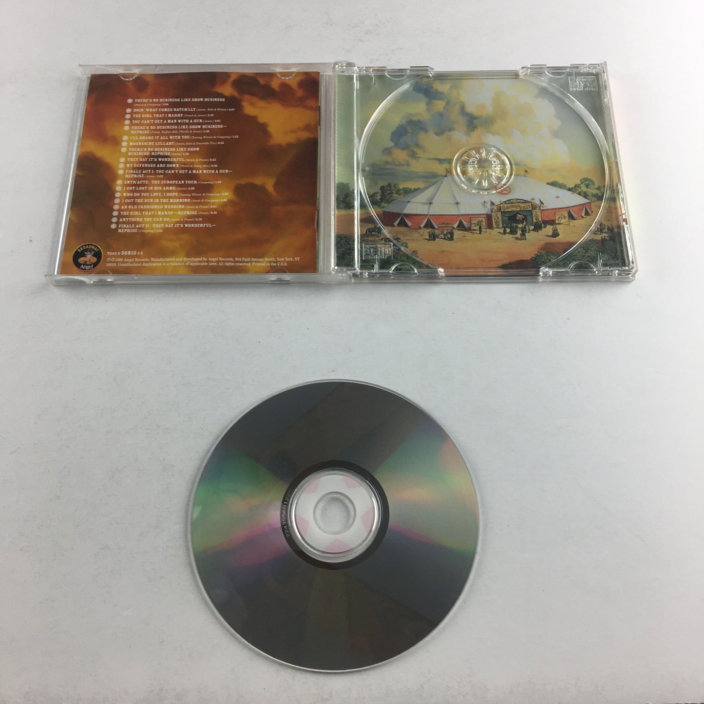 Bernadette Peters Annie Get Your Gun Used CD VG+\VG+ Silver