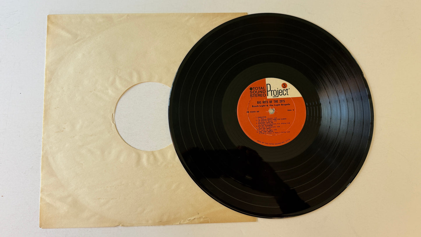 Enoch Light And The Light Brigade Big Hits Of The 20's Used Vinyl LP VG+\G+