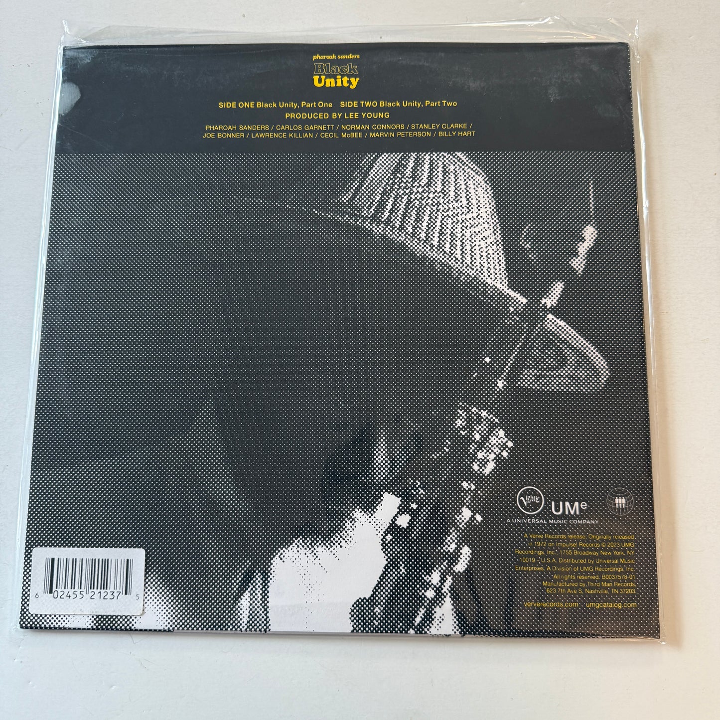 Pharoah Sanders Black Unity New Colored Vinyl LP M\M