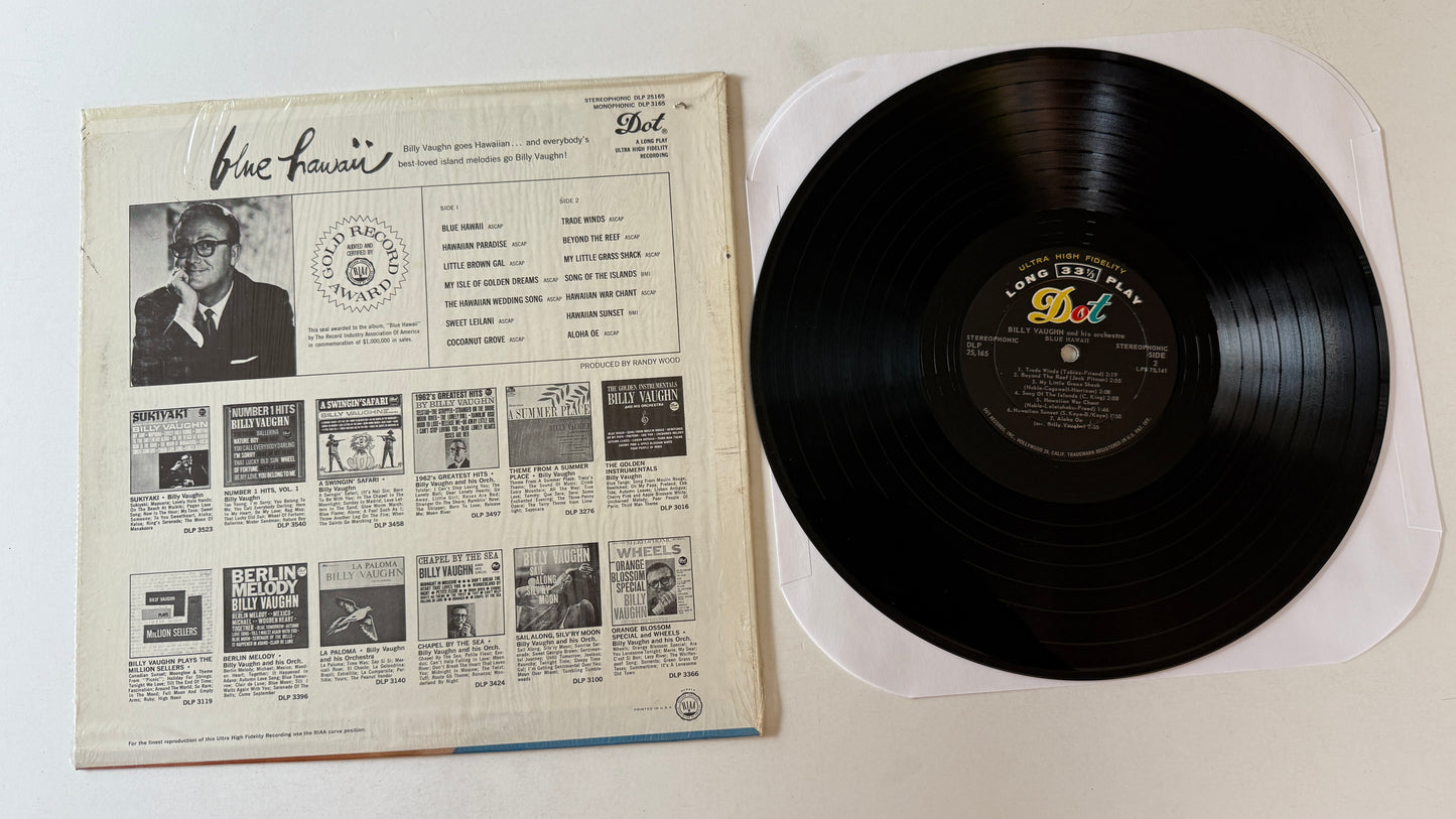 Billy Vaughn Blue Hawaii Used Vinyl LP VG+\VG+