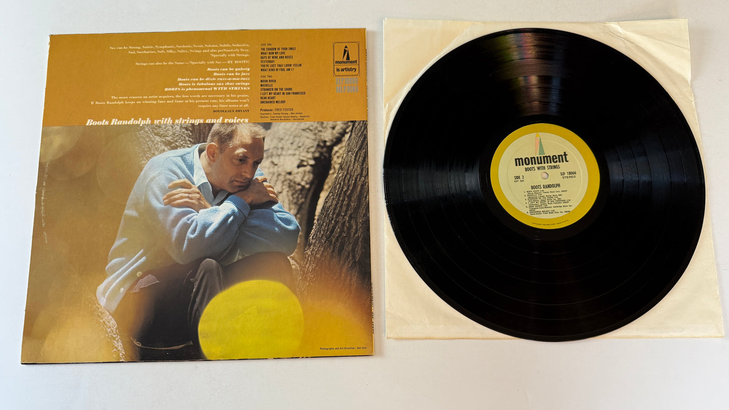 Boots Randolph Boots With Strings Used Vinyl LP VG+\VG+