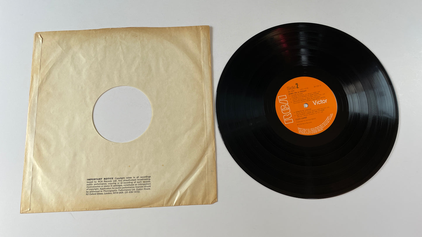 Cleo Laine Born On A Friday Used Vinyl LP VG+\VG+